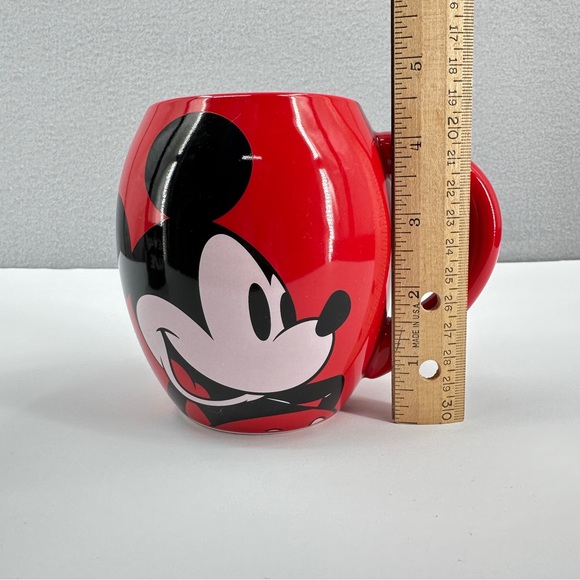 Walt Disney Bioworld Classic Mickey Mouse 20 oz Large Mug Cup Red Black White - Picture 7 of 8